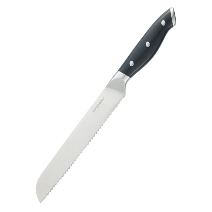 Нож хлебный Okroshka Tartar 18,2 см OK913SP-BR