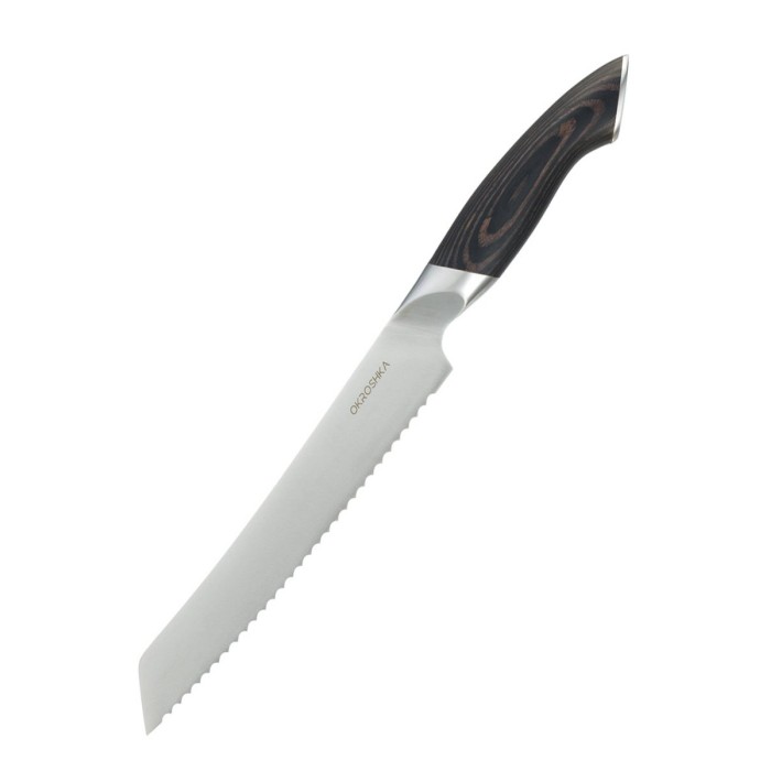Нож хлебный Okroshka Truffle 20,6 см OK120PW-BR
