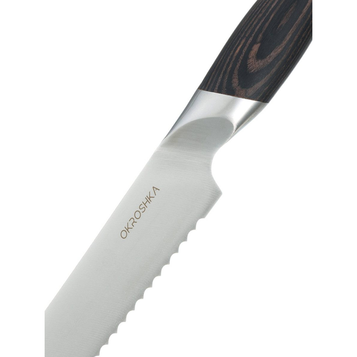 Нож хлебный Okroshka Truffle 20,6 см OK120PW-BR 3