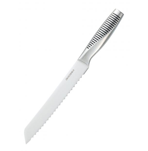 Нож хлебный Okroshka Wasabi 19,9 см OK212S-BR