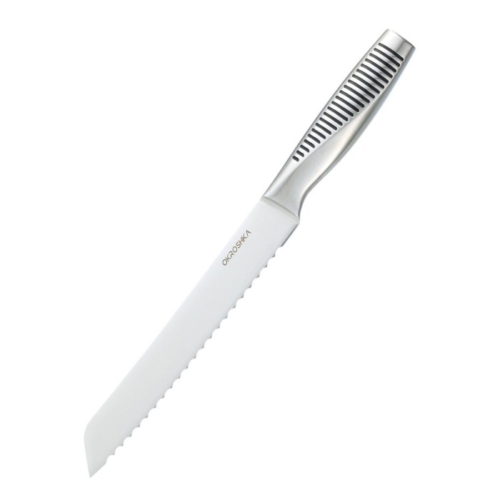 Нож хлебный Okroshka Wasabi 19,9 см OK212S-BR