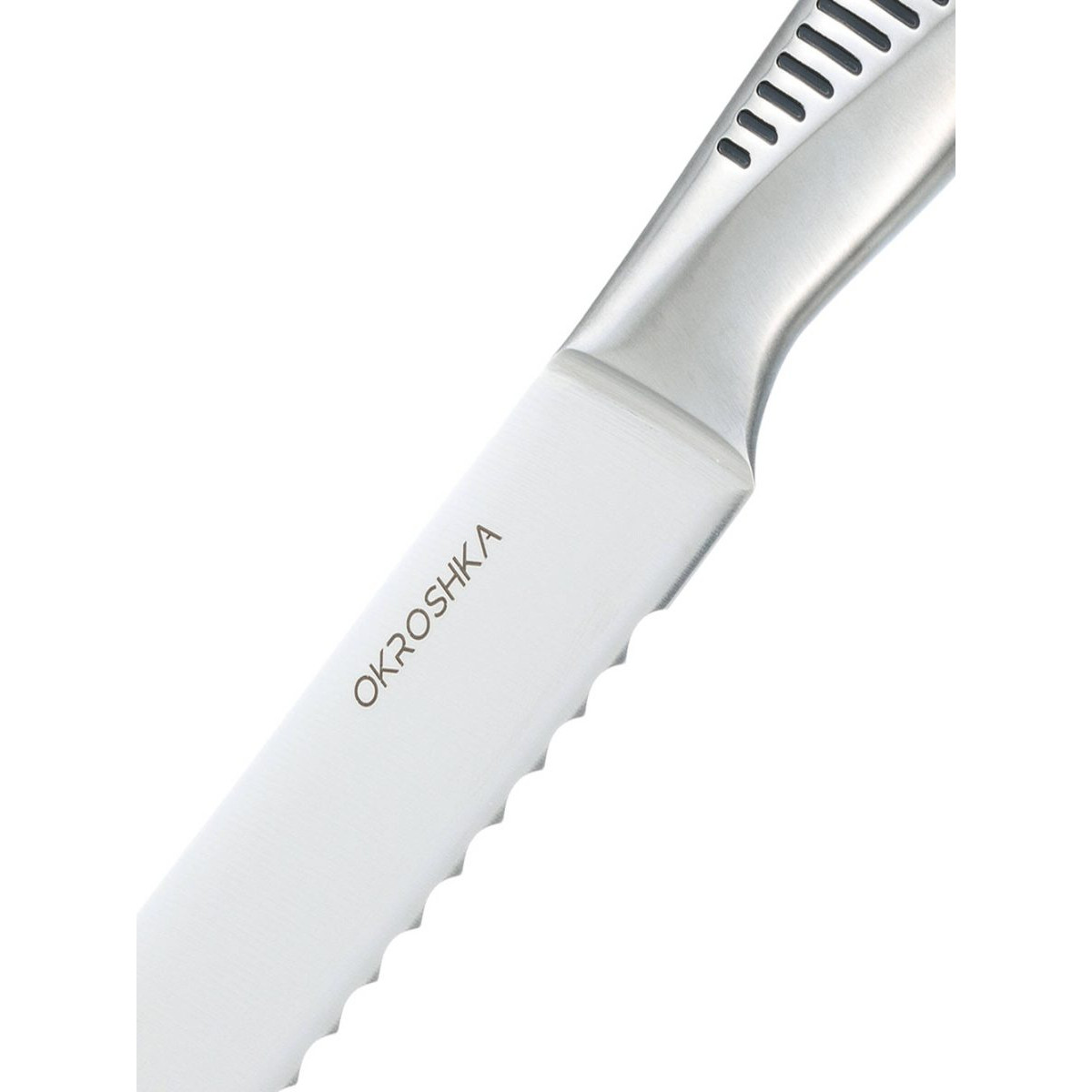 Нож хлебный Okroshka Wasabi 19,9 см OK212S-BR 4