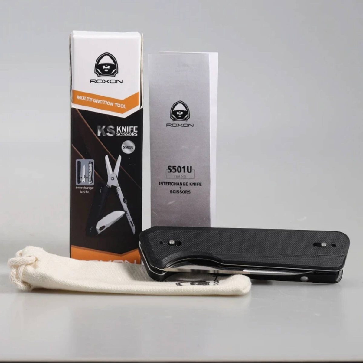 Нож многофункциональный Roxon KS KNIFE-SCISSORS рукоять G10 S501U 5