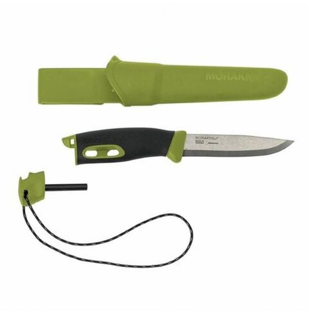 Нож Morakniv Companion Spark (S) Green, нержавеющая сталь, 13570