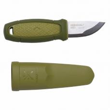 Нож Morakniv Eldris нержавеющая сталь зеленый, ножны, шнурок, огниво 13521