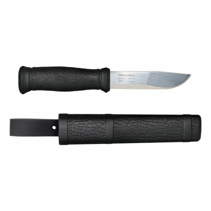 Нож туристический Morakniv Outdoor 2000 Anniversary Edition, нержавеющая сталь, черный, с ножнами, 13949