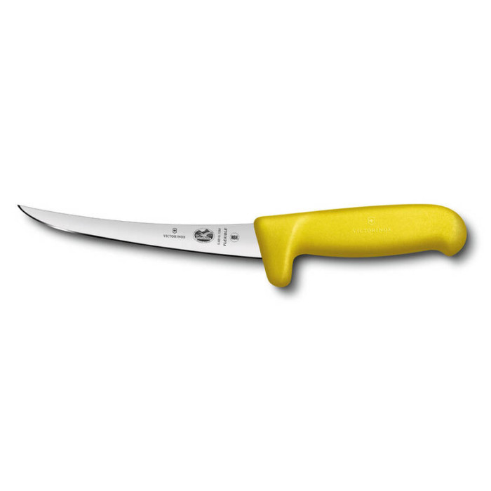 Нож обвалочный VICTORINOX Fibrox, супергибкое лезвие 15 см, жёлтый