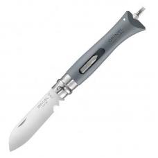 Нож Opinel №09 DIY и сменные биты серый