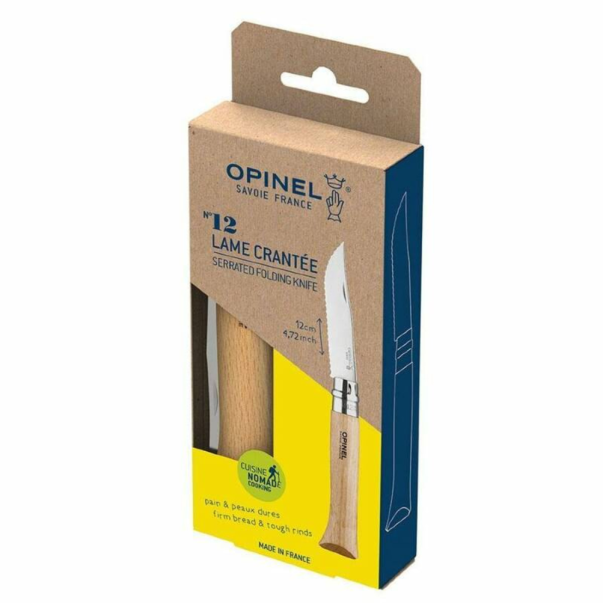 Нож Opinel №12 нержавеющая сталь 002441 4