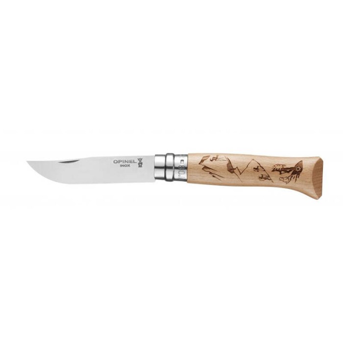 Нож Opinel №8 Alpine adventures 002186