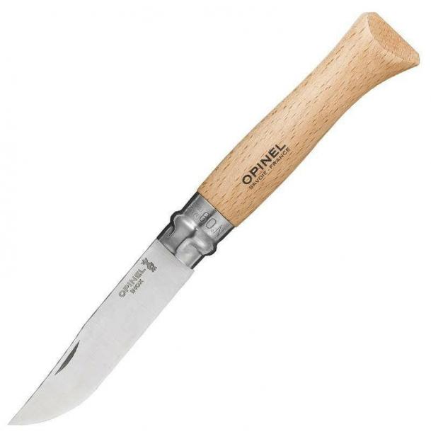 Нож Opinel №9 нержавеющая сталь дубовая рукоять 002424