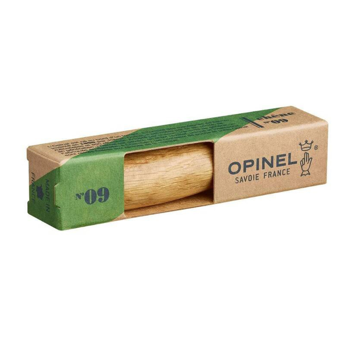 Нож Opinel №9 нержавеющая сталь дубовая рукоять 002424 5