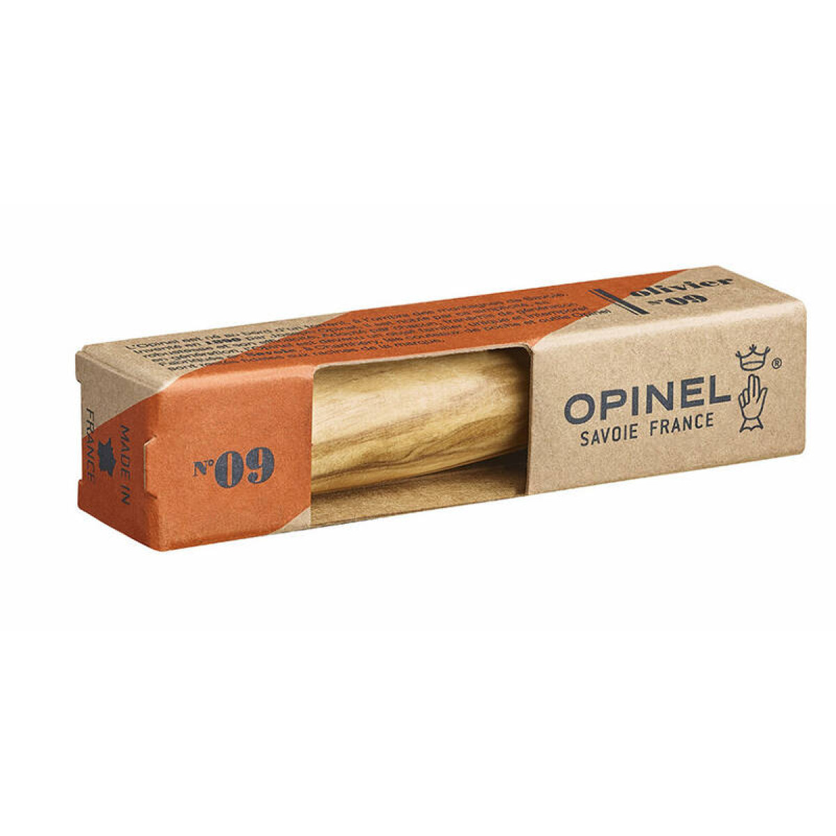 Нож Opinel №9 нержавеющая сталь рукоять из оливкового дерева 002426 2