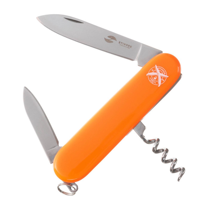 Нож перочинный 90 мм, 4 функции, в блистере STINGER FK-K5005NH-4FB