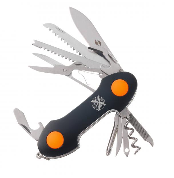 Нож перочинный 95 мм, 15 функций, в картонной коробке STINGER FK-KF5011LG3