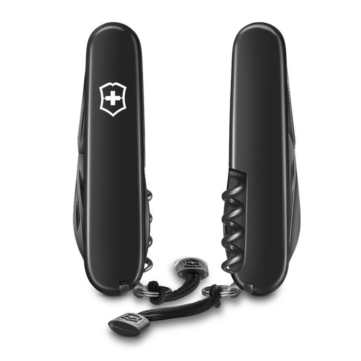 Нож перочинный Victorinox Spartan Onyx Black, 91 мм, 12 функций, чёрный, со шнурком 5