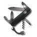 Нож перочинный Victorinox Spartan Onyx Black, 91 мм, 12 функций, чёрный, со шнурком 1.3603.31P