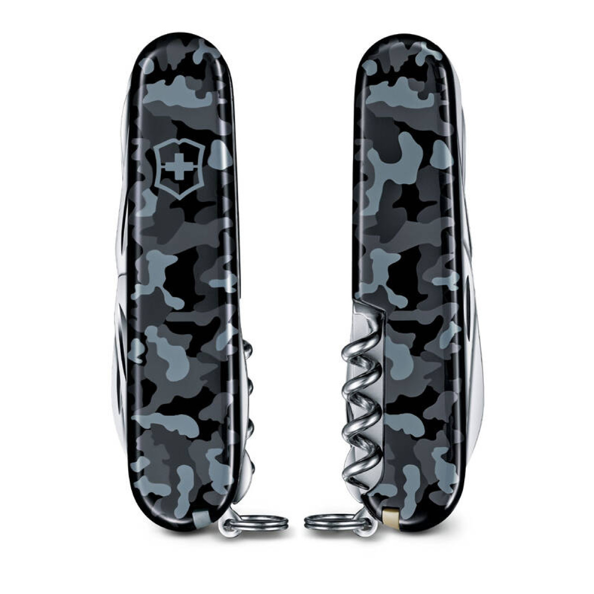 Нож перочинный VICTORINOX Huntsman Navy Camouflage, 91 мм, 15 функций, серо-синий камуфляж 5