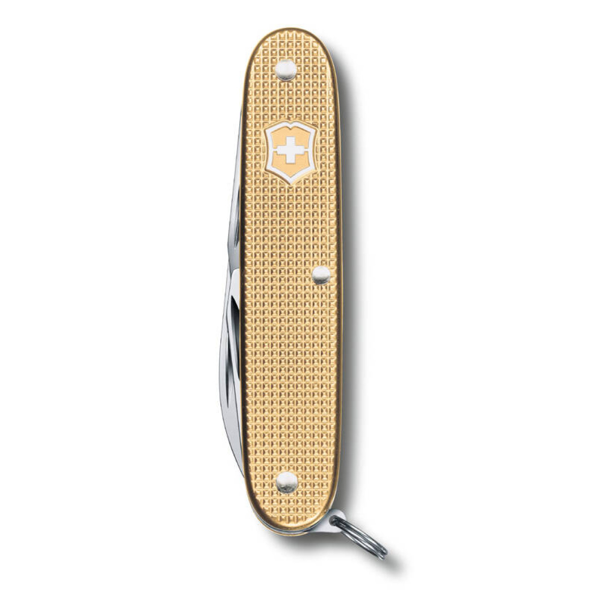 Нож перочинный VICTORINOX Pioneer, 93 мм, 8 функций, алюминиевая рукоять, золотистый 5