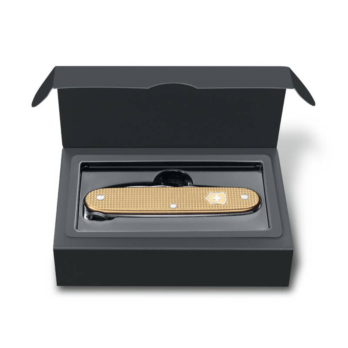Нож перочинный VICTORINOX Pioneer, 93 мм, 8 функций, алюминиевая рукоять, золотистый 2