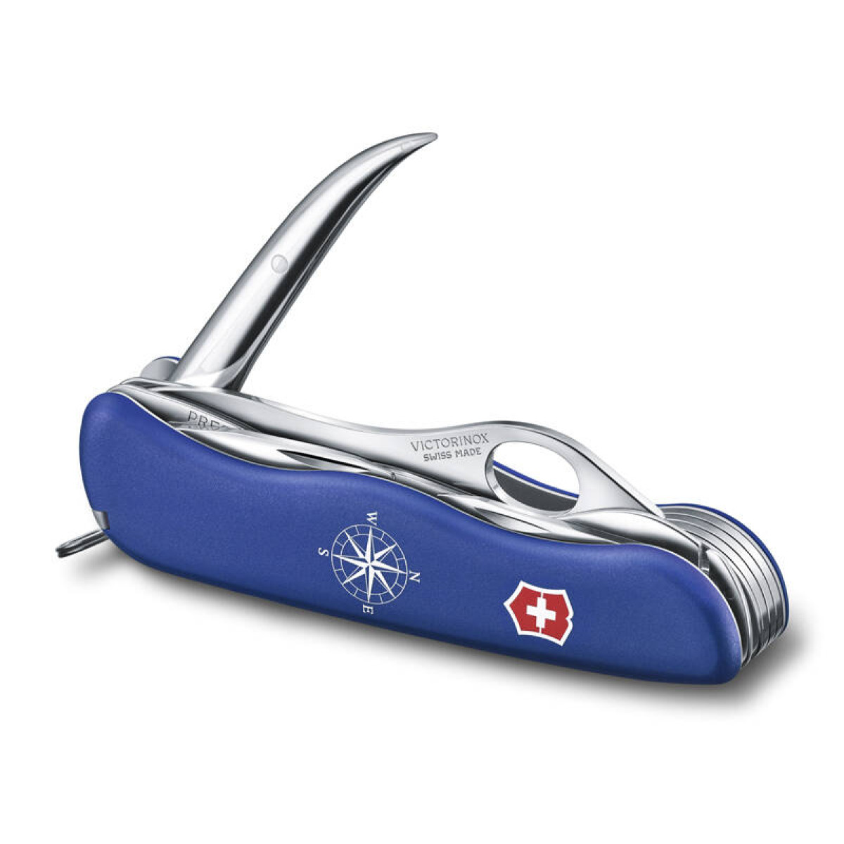 Нож перочинный VICTORINOX Skipper Pro, 111 мм, 12 функций, с фиксатором лезвия, со шнурком, синий 3
