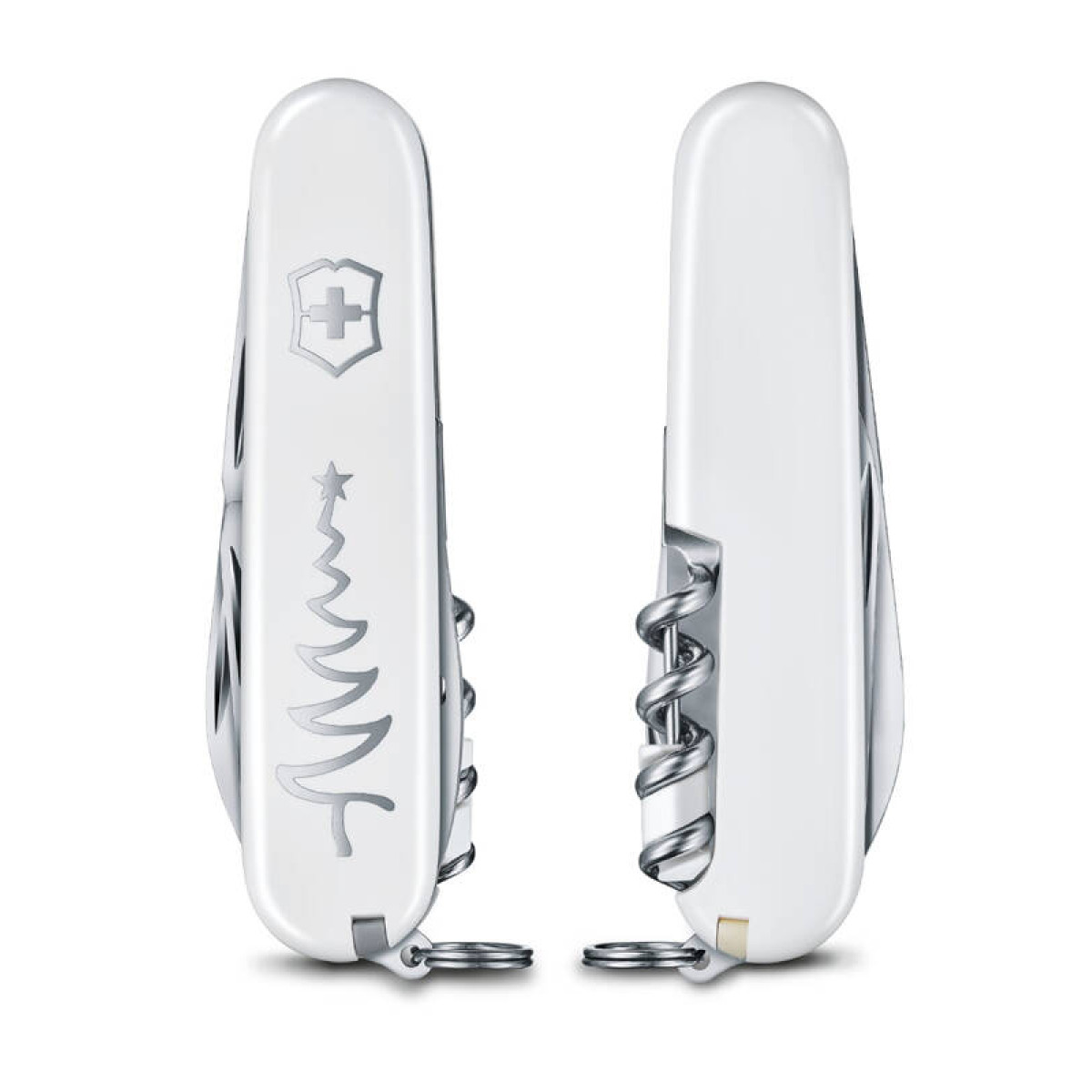 Нож перочинный VICTORINOX Sportsman White Christmas SE 2018, 84 мм, 13 функций, белый 3