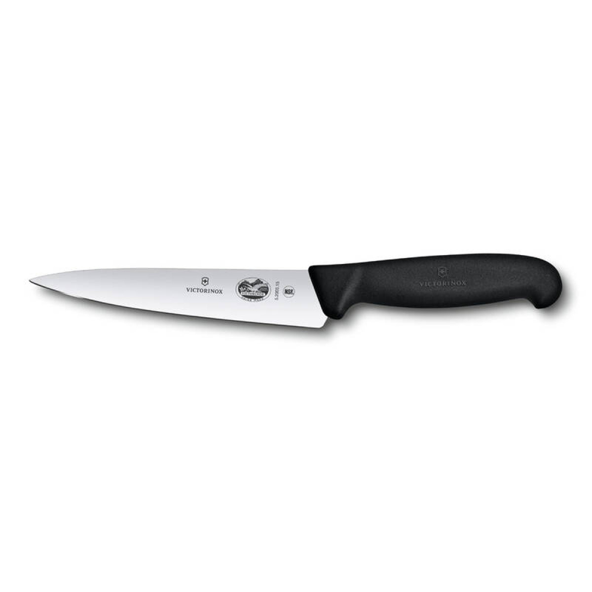 Нож разделочный VICTORINOX Fibrox, 15 см, чёрный 1