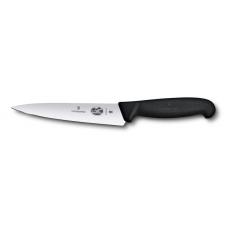 Нож разделочный VICTORINOX Fibrox, 15 см, чёрный