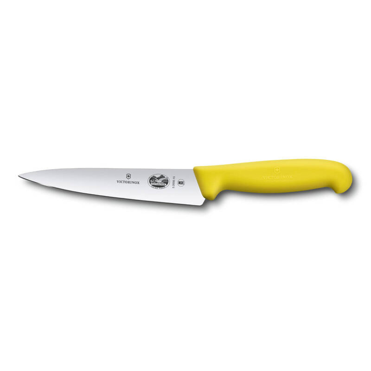 Нож разделочный VICTORINOX Fibrox, 15 см, жёлтый 1