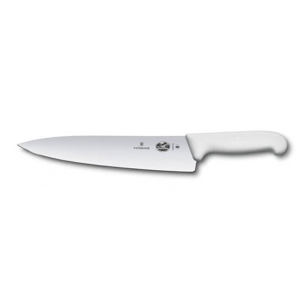 Нож разделочный VICTORINOX Fibrox, 25 см, белый 5.2007.25