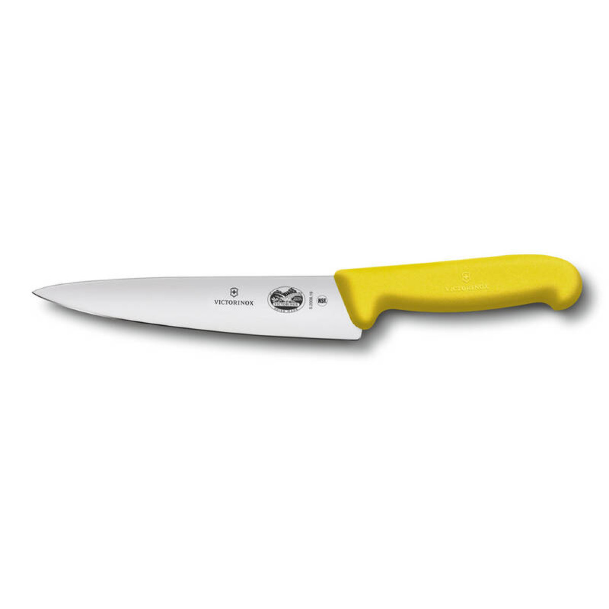 Нож разделочный VICTORINOX Fibrox, 25 см, жёлтый 1