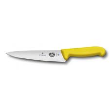 Нож разделочный VICTORINOX Fibrox, 25 см, жёлтый
