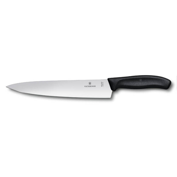 Нож разделочный VICTORINOX SwissClassic, 22 см, чёрный, в картонном блистере