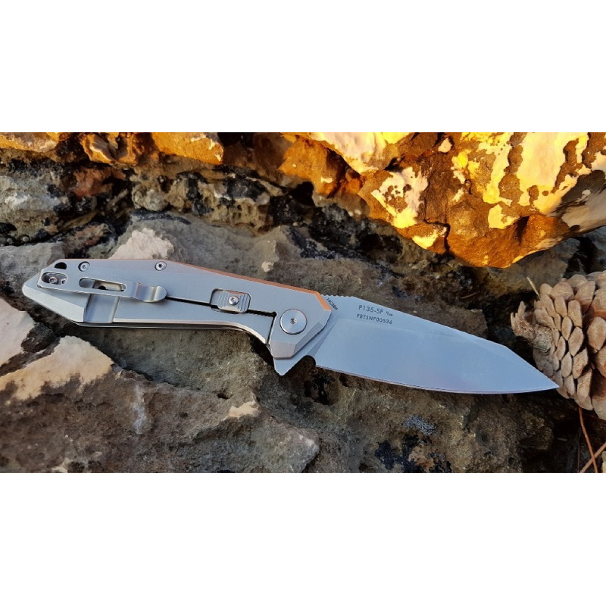 Нож Ruike P135-SF Silver 3