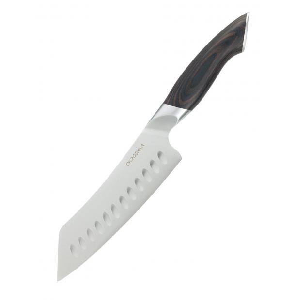 Нож сантоку Okroshka Truffle 17,8 см OK120PW-SN