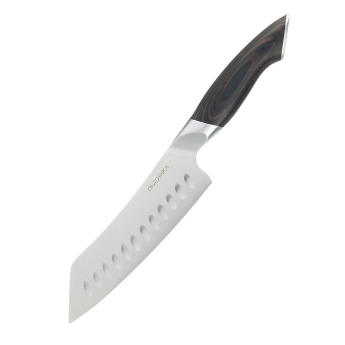 Нож сантоку Okroshka Truffle 17,8 см OK120PW-SN