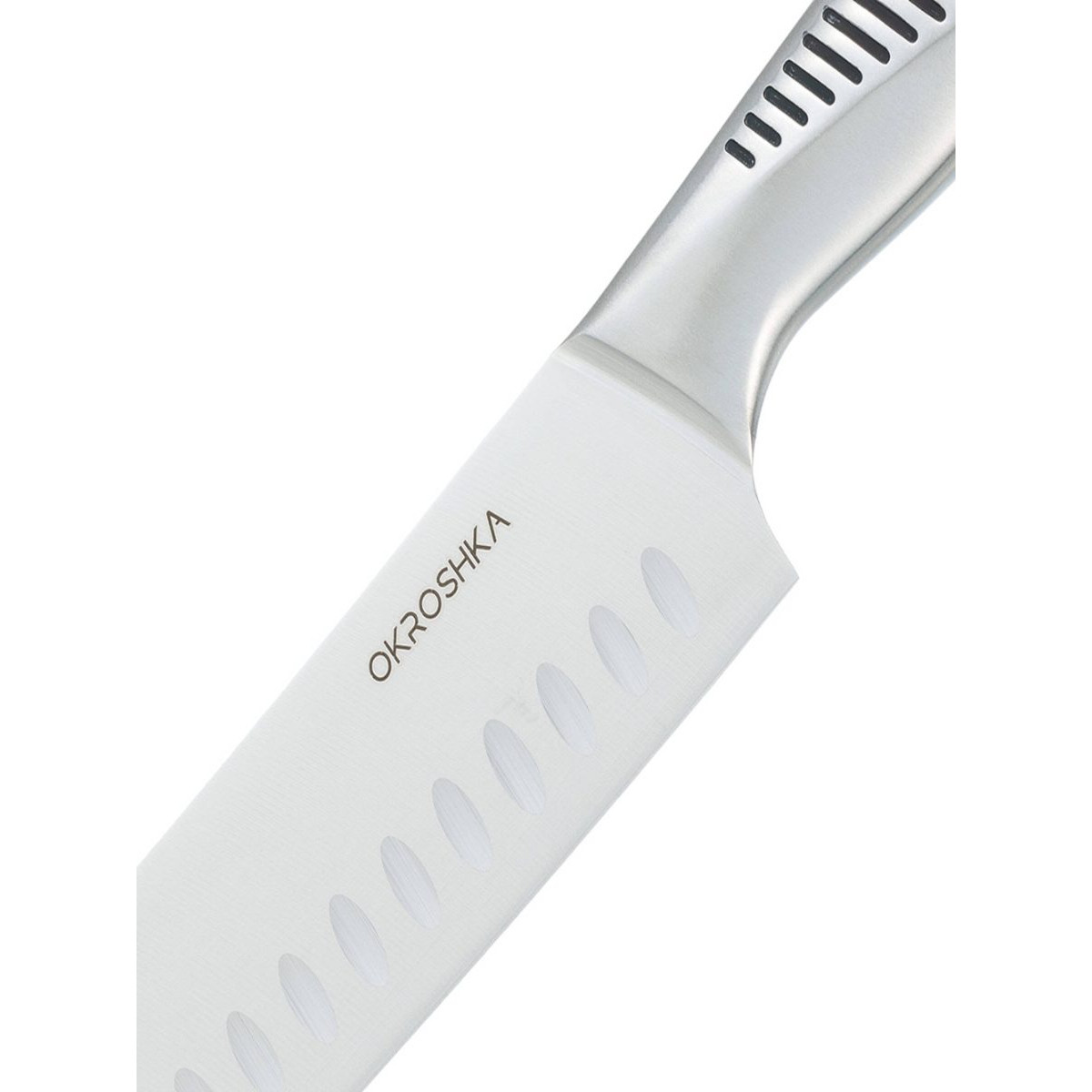 Нож сантоку Okroshka Wasabi 17,2 см OK212S-SN 4