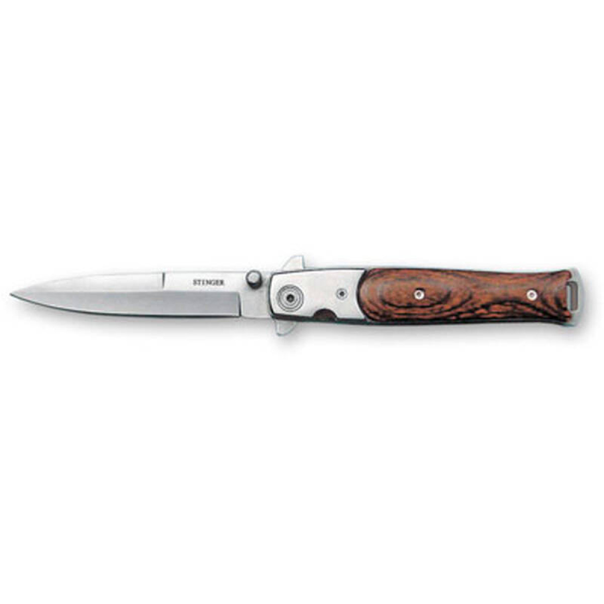 Нож складной Stinger 100 мм Silver Wood YD-9140L 1