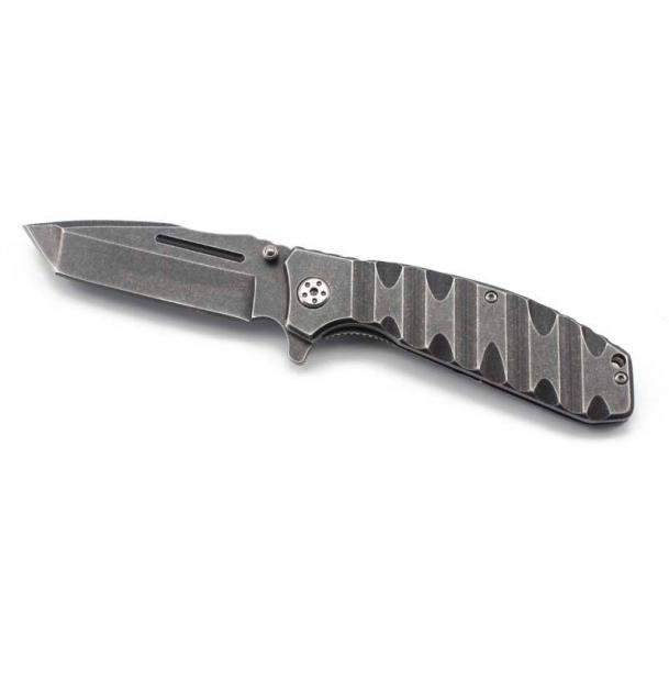 Нож складной Stinger 114 мм Black клипса FK-S036