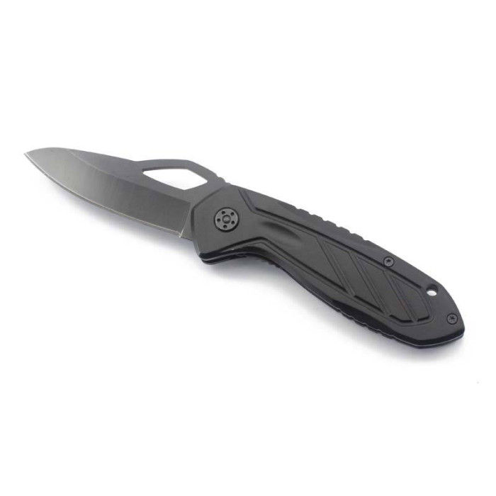 Нож складной Stinger 120 мм Black клипса FK-A136