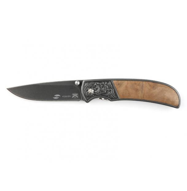 Нож складной Stinger 71 мм Black Brown FK-S055B