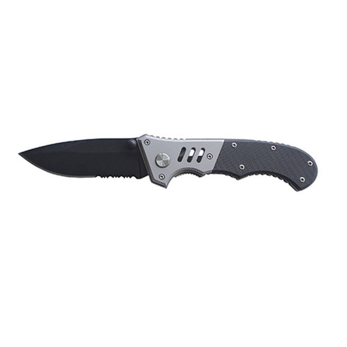 Нож складной Stinger 80 мм Black Silver FK-H152GG