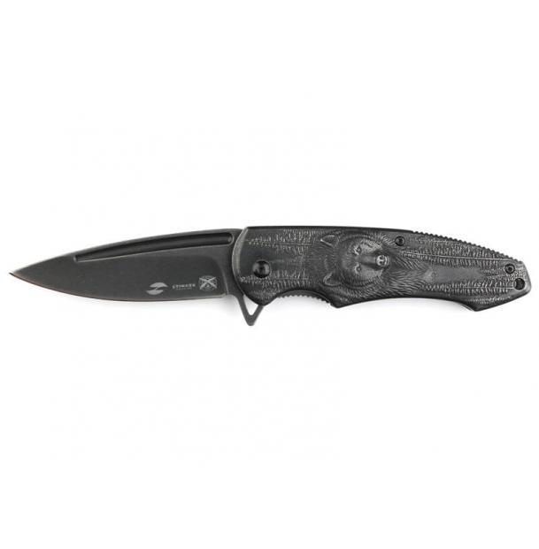 Нож складной Stinger 82 мм Black Bear FK-S063GY