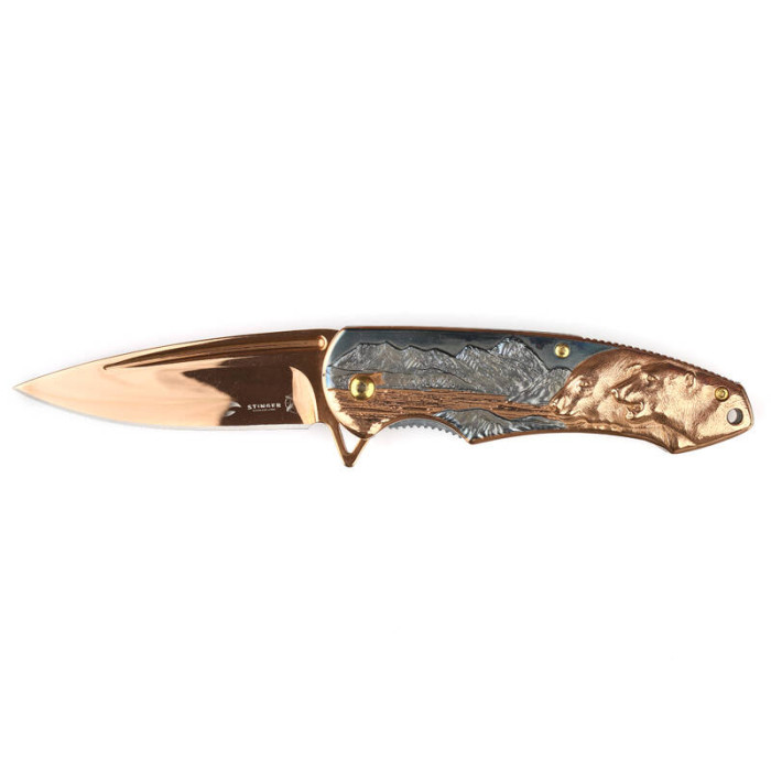 Нож складной Stinger 84 мм Bronze Grey FK-S064C