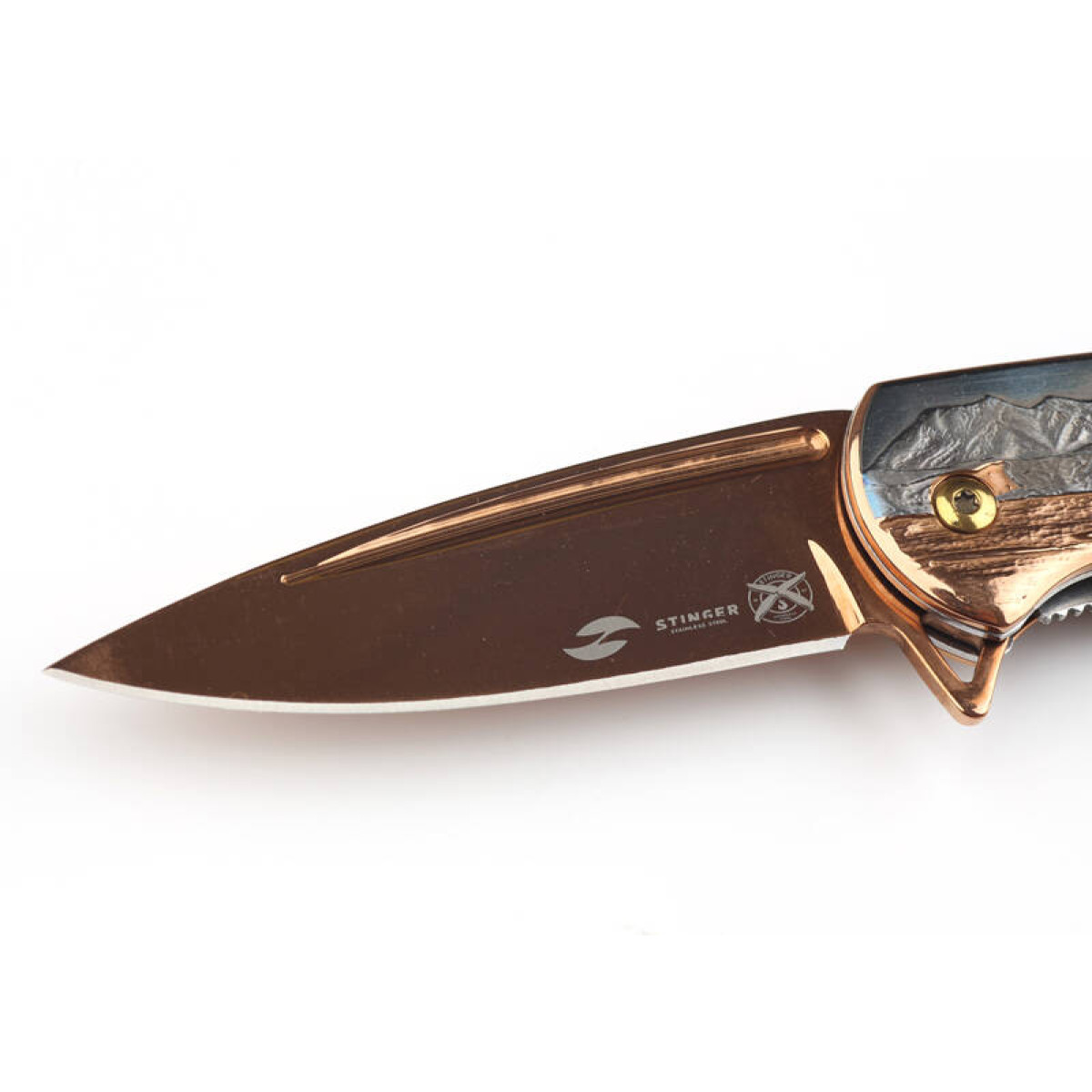 Нож складной Stinger 84 мм Bronze Grey FK-S064C 4