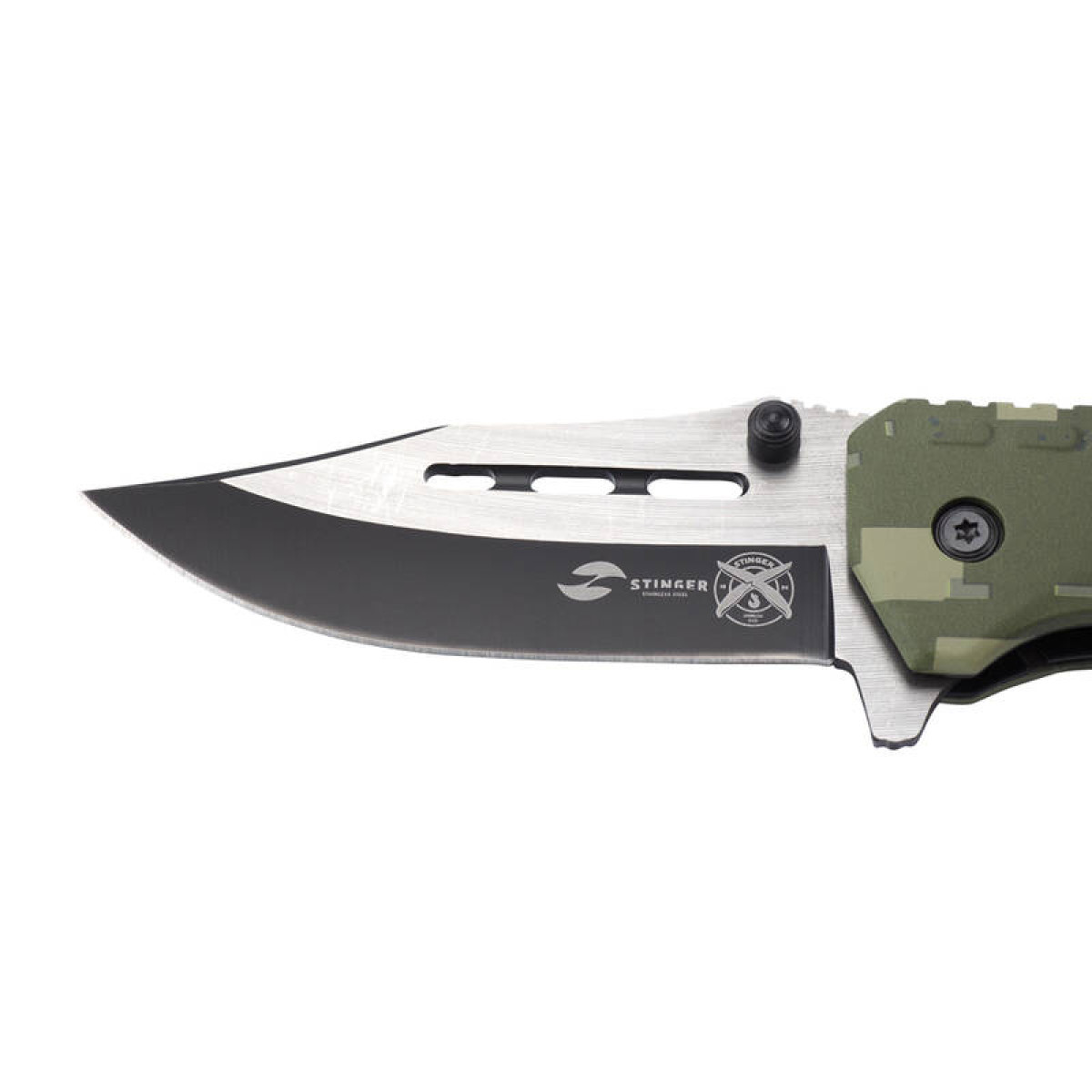 Нож складной Stinger 88 мм Silver Camo FK-008H 4