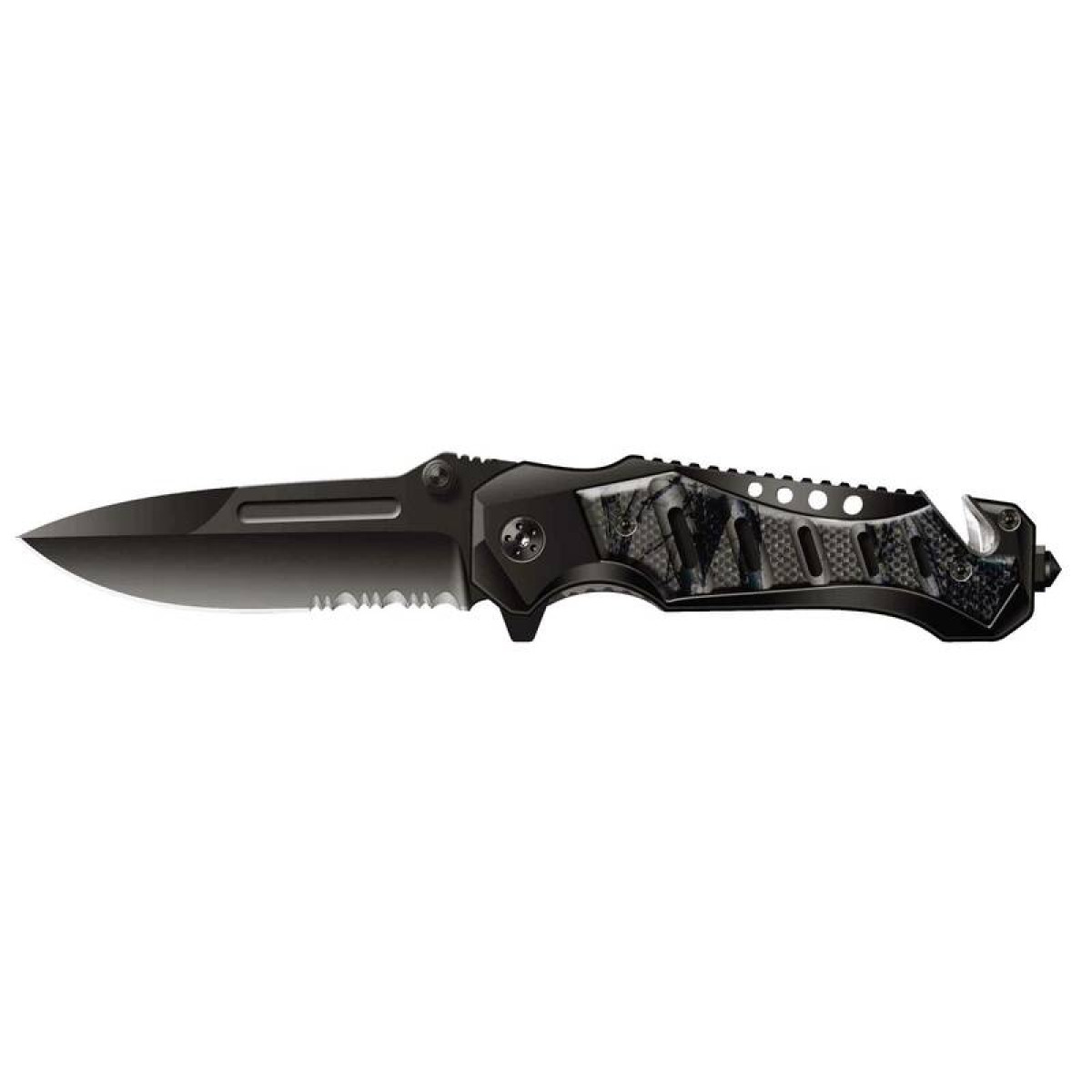 Нож складной Stinger 90 мм Black Camo SA-582GY 1