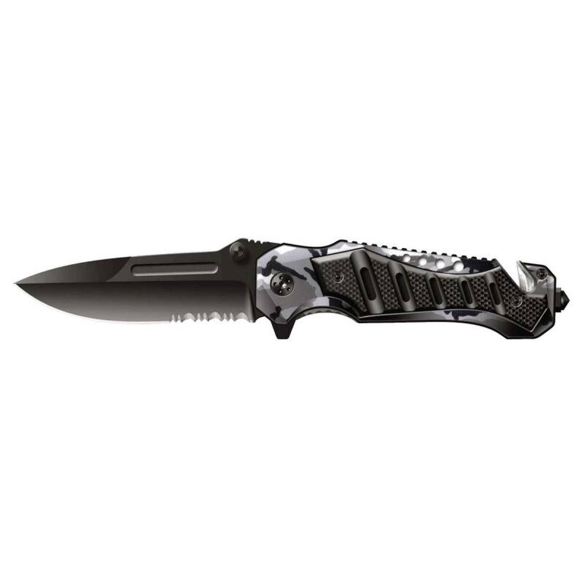 Нож складной Stinger 90 мм Black Silver SA-582DW 1