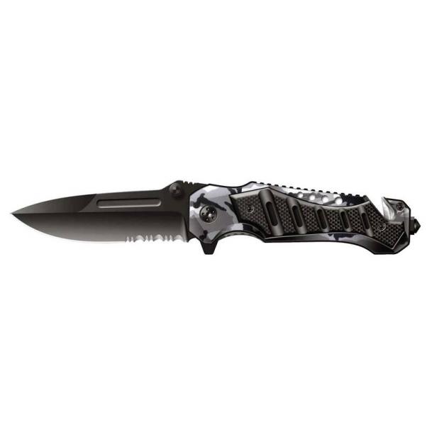 Нож складной Stinger 90 мм Black Silver SA-582DW