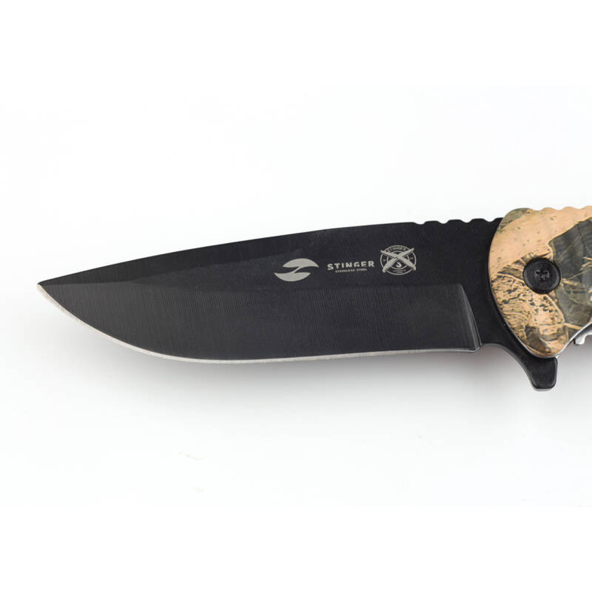 Нож складной Stinger 92 мм Black Camo FK-C052 4